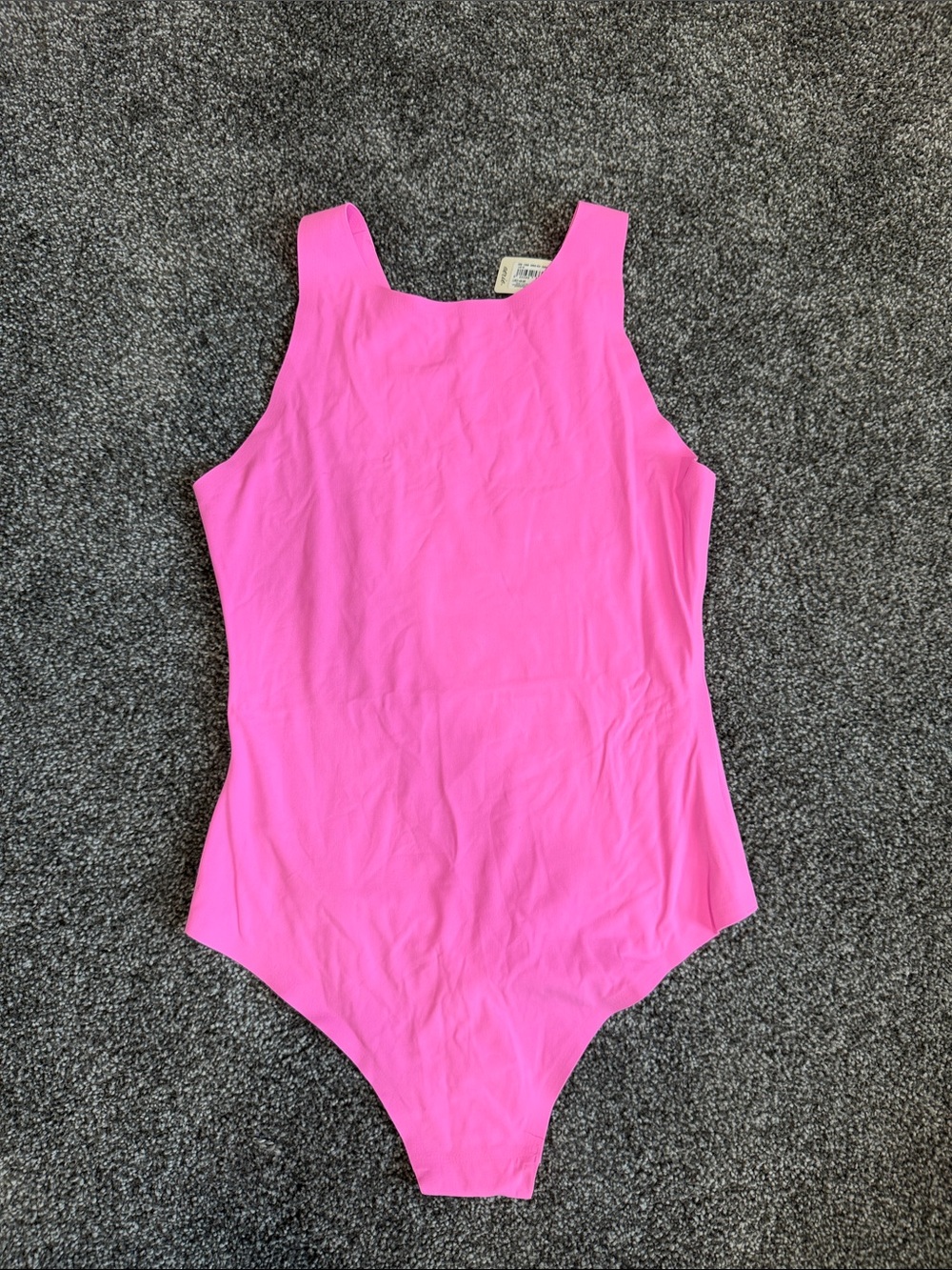aerie Bright Hot Pink One-Piece Bodysuit